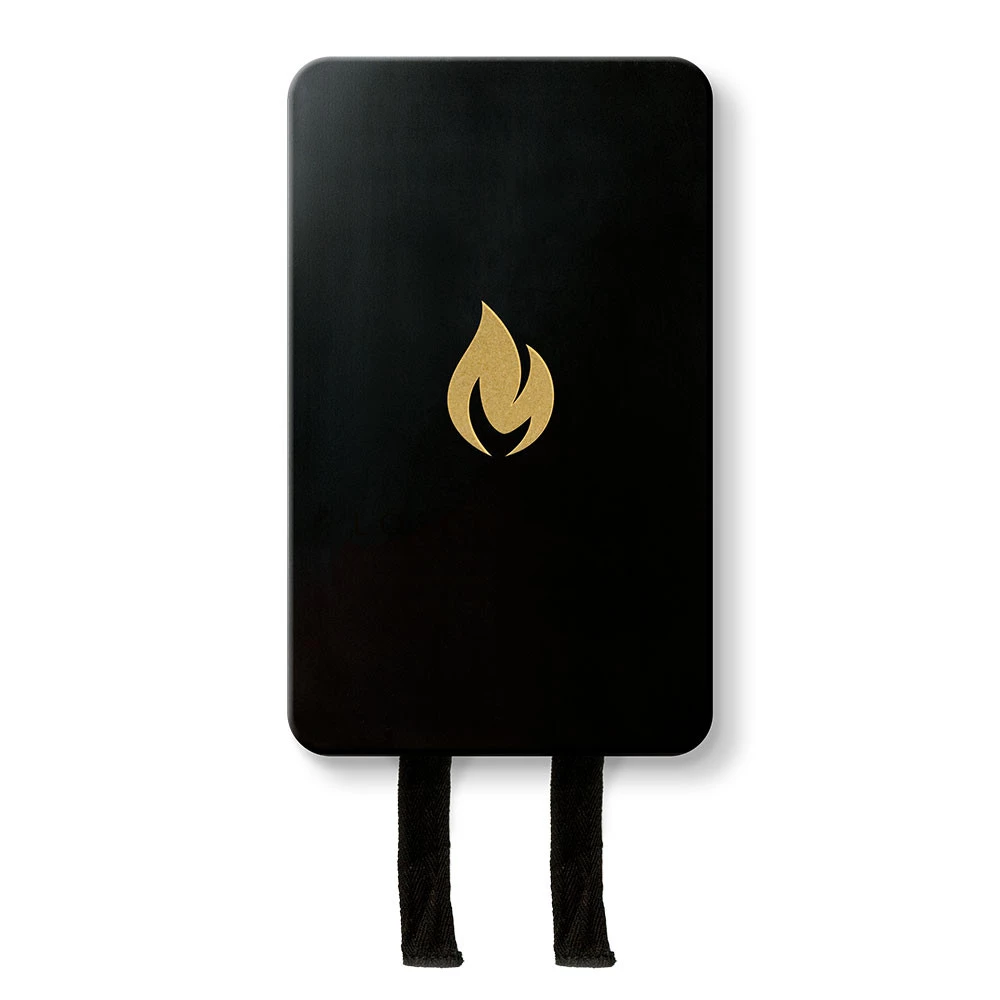 Blusdeken - Zwart/Goud | Nordic Flame | Accessoires voor een bio-ethanol haard | Zwart