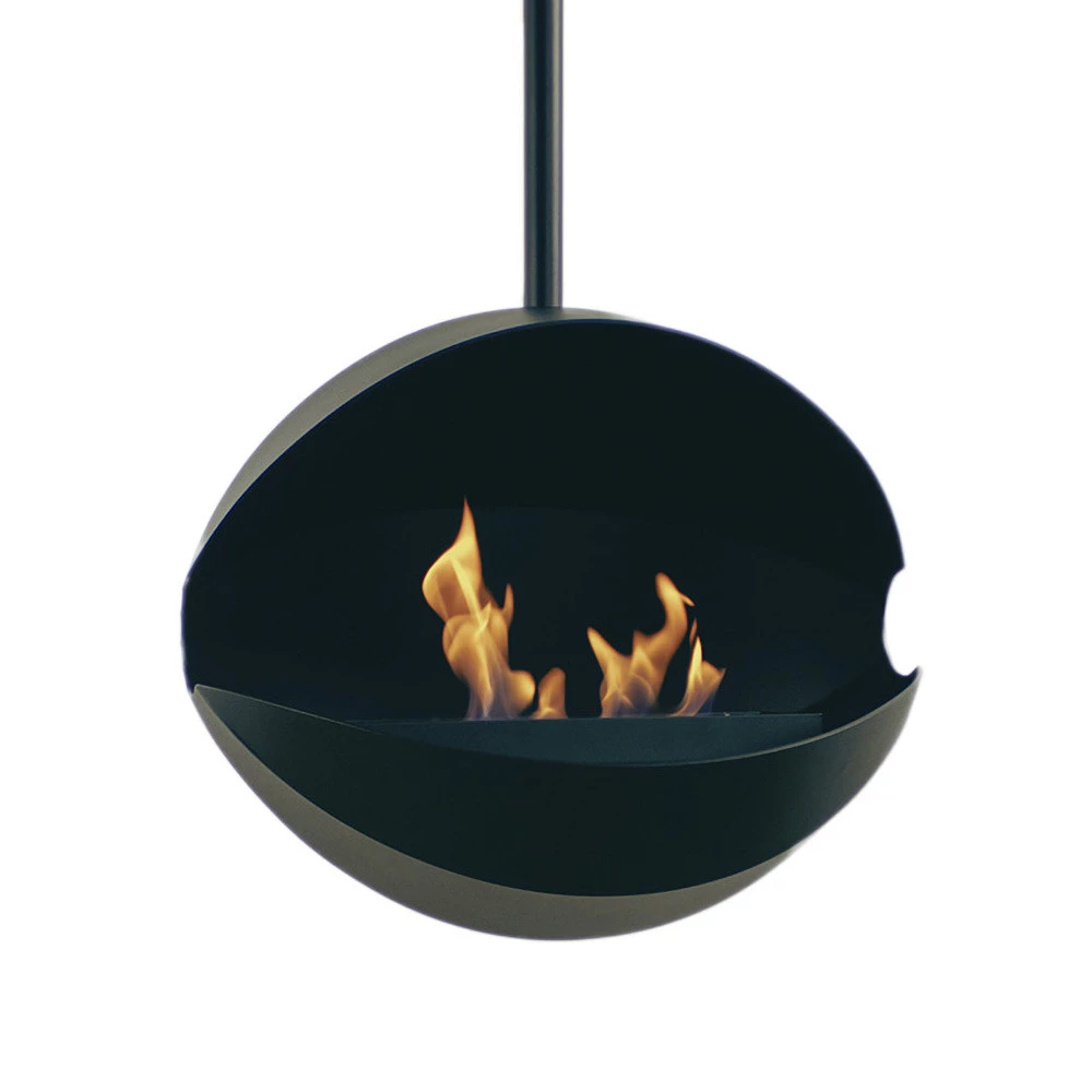 Eclipse Hanglamp | Nordlys Denmark | Plafond bio-ethanol haard | Zwart