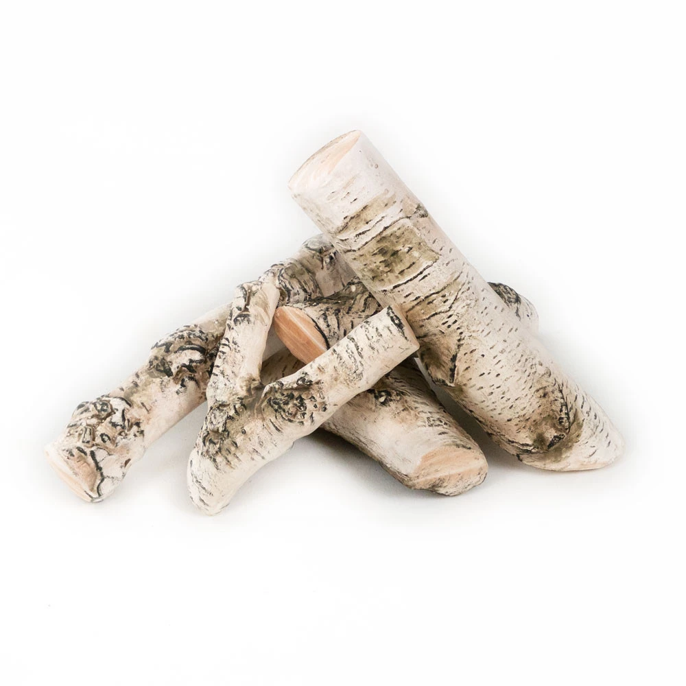 Witte decoratieset - 5 stuks. | | Accessoires voor een bio-ethanol haard |