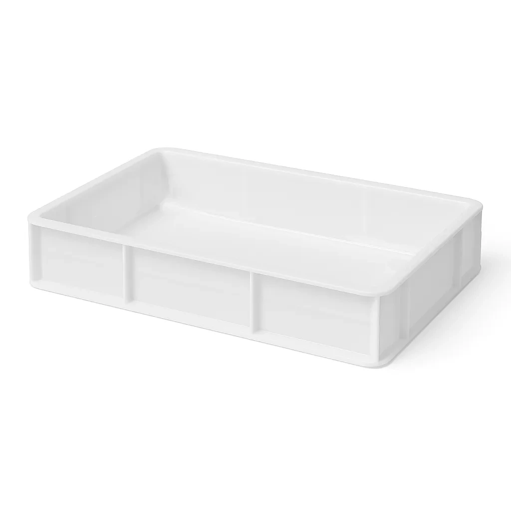Pizza Deegdoos | Pizza Deeg Rijsdoos | Polyethyleen Witte Rijsdoos | 300x400 H100 mm