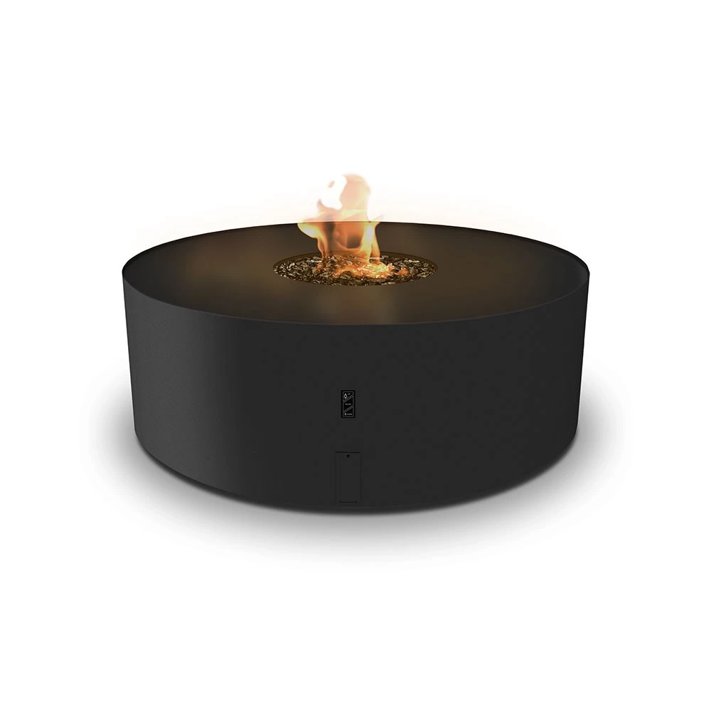 Galio Vuurpit | Planika Fires | Zwart | automatische brander | buitenhaard op gas