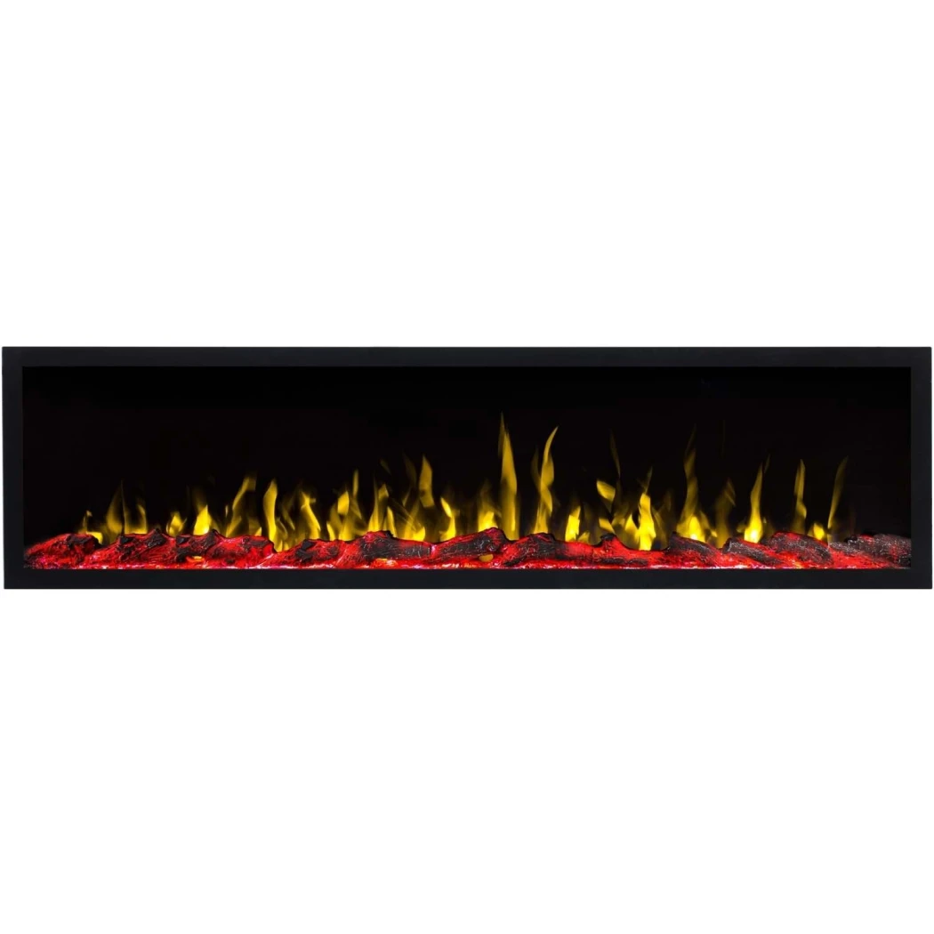 Aflamo Pride Slim 165 cm Elektrische Haard – Wandgemonteerd of Ingebouwd, LED Vlam, 3 Kleuren