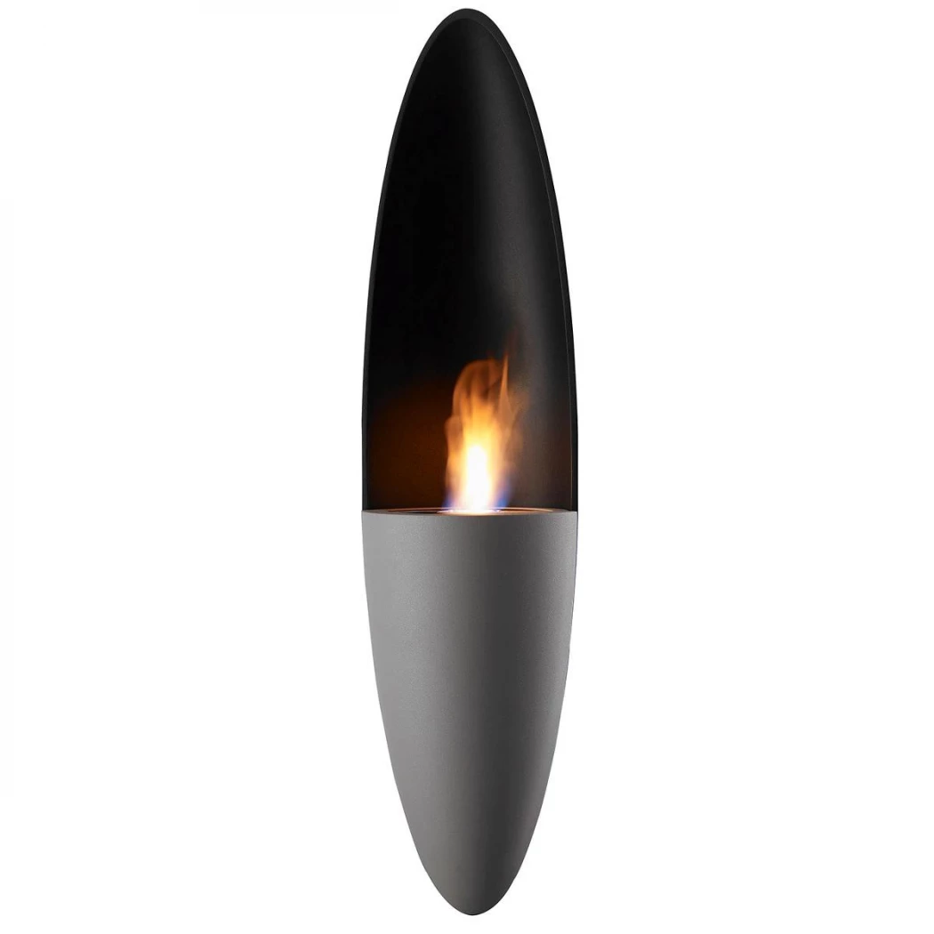 Safretti Prometheus PG - Grijs | Safretti | Hangende bio-ethanol haard | Grijs , Zwart