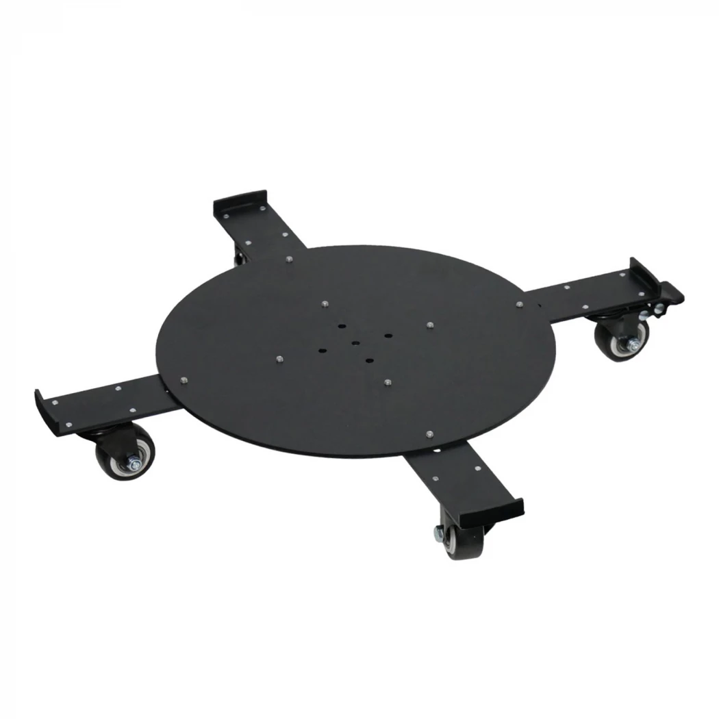 Rolplateau met wielen voor bio-ethanolhaarden – Ø: 45 cm | | Accessoires voor een bio-ethanol haard | Zwart