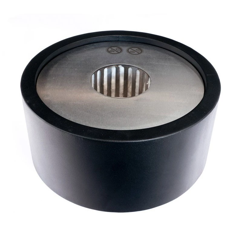 Bio-ethanol brander - D 30 cm | ScandiFlames | Inzet voor bestaande open haard | Zwart