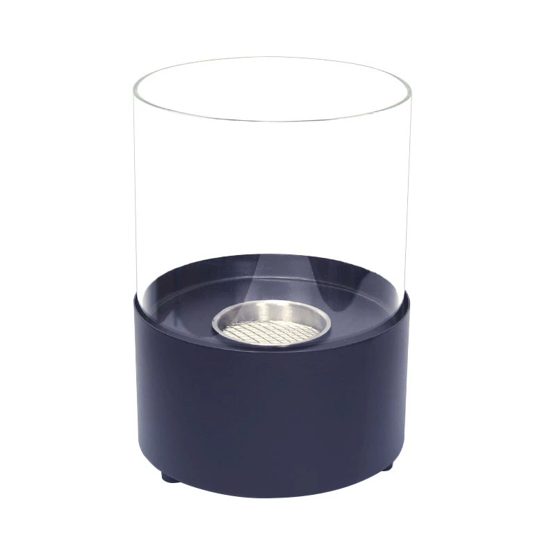 Ronde tafelhaard in zwart | ScandiFlames | Bio-ethanol tafelhaard | Zwart