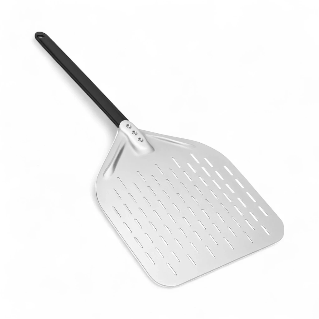 ScandiCrust PeelPro 33 Aluminium Pizzaschep – 33 cm (13") Geperforeerde Schep met Afneembare 40 cm Handvat