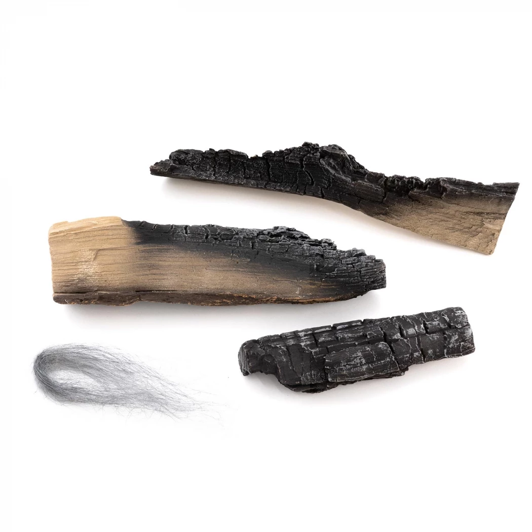 Decoratie hout Planika Scandi | Planika Fires | Set decoratief hout | 2 stuks