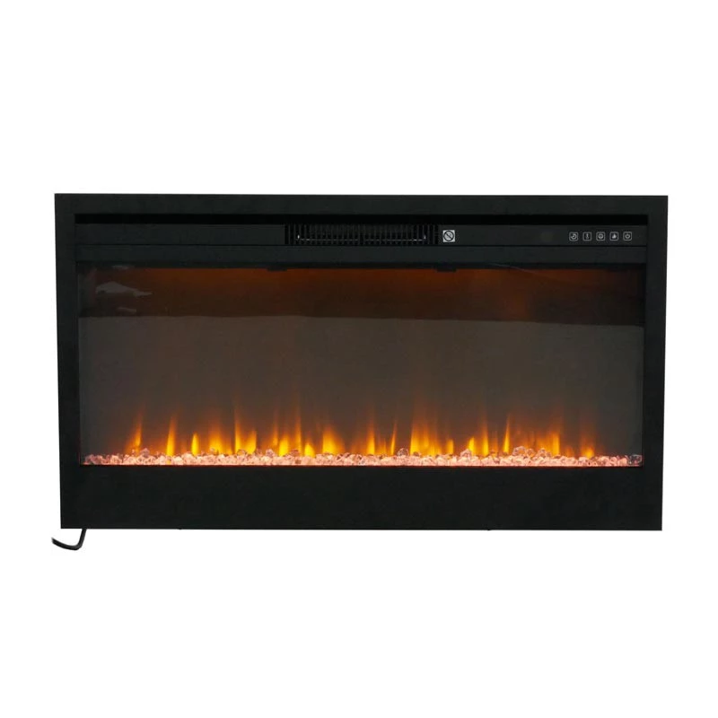 Elektrische Supreme muurhaard 800 | | 1-zijdige inbouw elektrische haard | Zwart