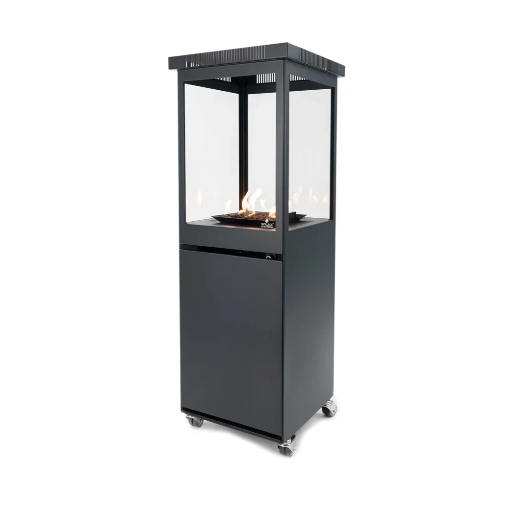 Sunwood Marino Original Terrashaard - Mat grijs - Buitenhaard gas terrasverwarmer - tot 5.7 kW warmteafgifte