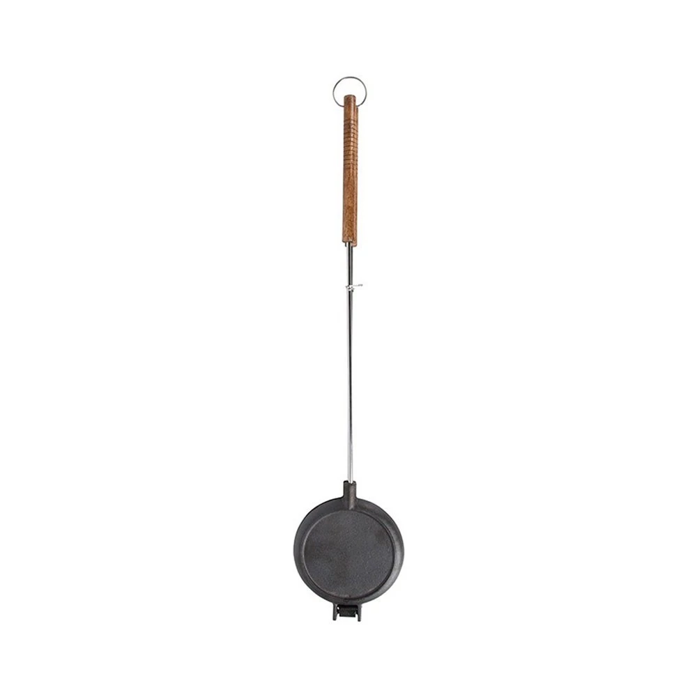 Wafelijzer voor kampvuren | | Accessoires voor buiten koken | Zwart