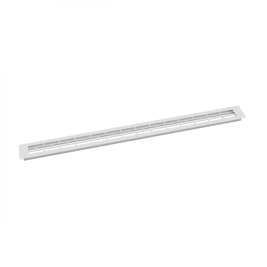 Wit Ventilatierooster - Maat: 80x6.5 cm - Ventilatiegat: 210 cm²