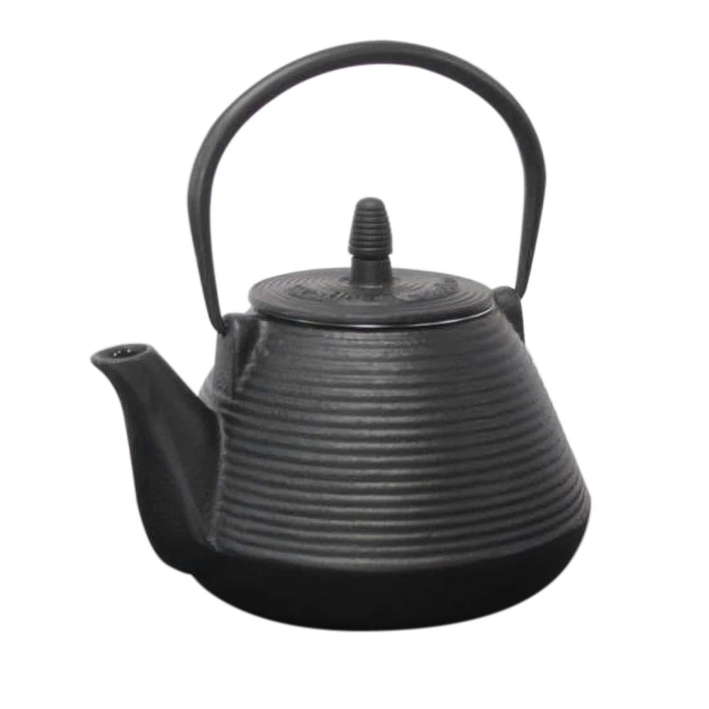 Gietijzeren theepot | Westbo of Sweden | Accessoires voor een bio-ethanol haard | Zwart