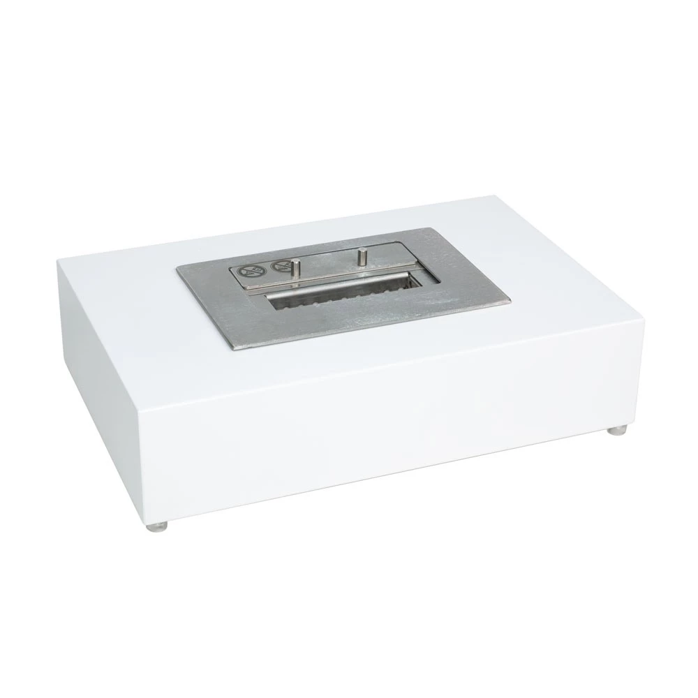 London bio-ethanol haard - wit | ScandiFlames | Vrijstaande bio-ethanol haard , Inzet voor bestaande open haard | Wit