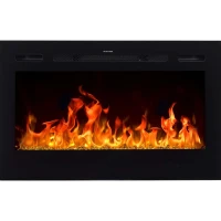 Merseyside Elektrische Haard - Zwart 