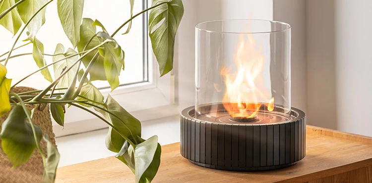 Set van 5 keramische houtblokken decoratief hout voor bio-ethanol of gas open haard hittebestendige keramische houtblokken, haardhout